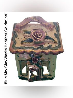Joy House Rose Flower Candle Holder